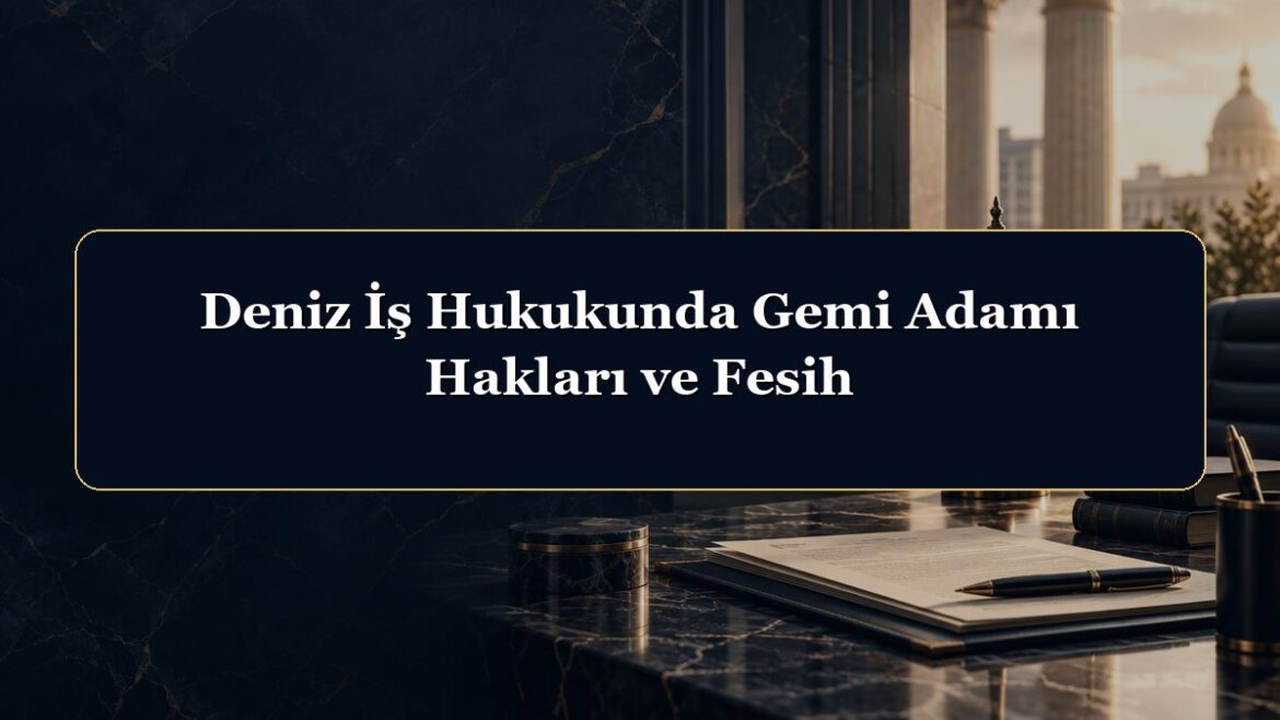 Deniz İş Hukukunda Gemi Adamı Hakları ve Fesih