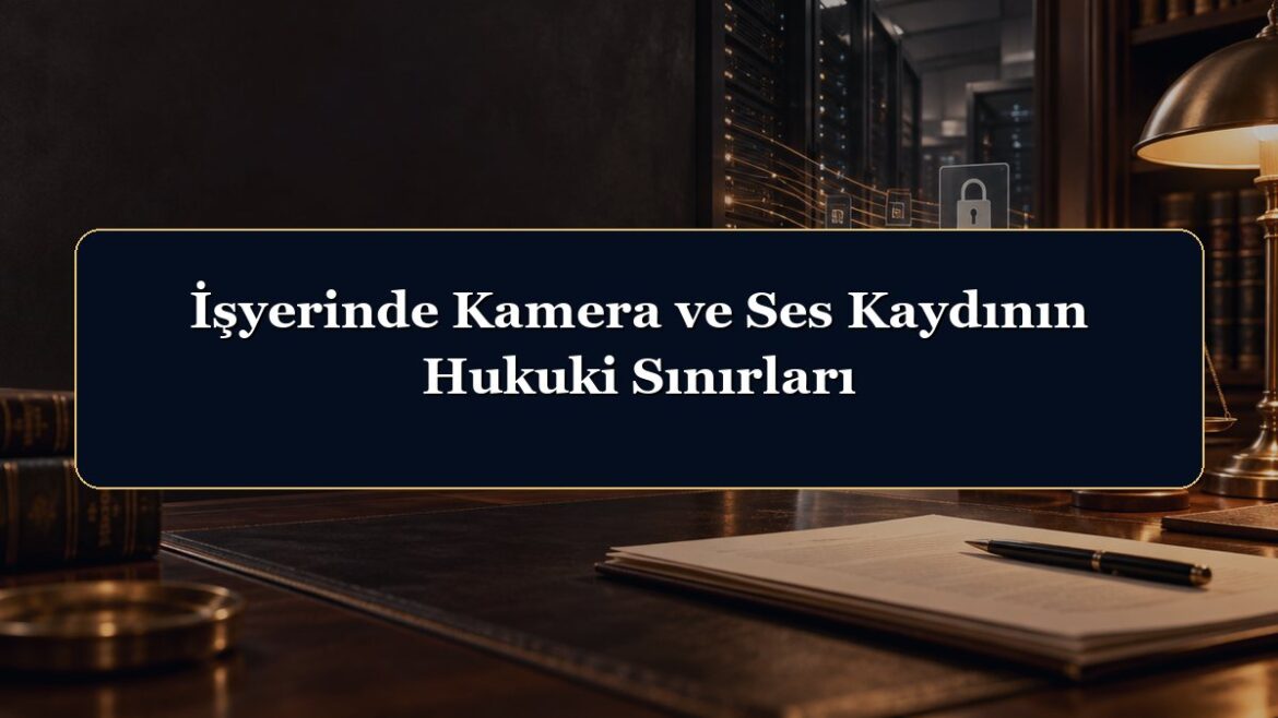 İşyerinde Kamera ve Ses Kaydının Hukuki Sınırları