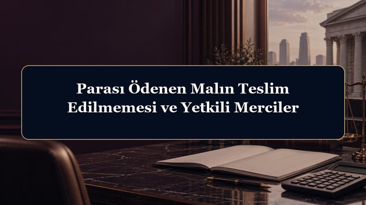 Parası Ödenen Malın Teslim Edilmemesi ve Yetkili Merciler