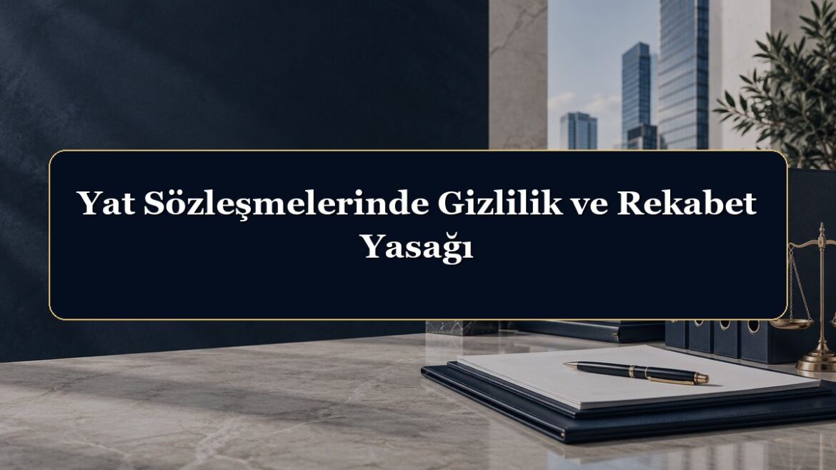 Yat Sözleşmelerinde Gizlilik ve Rekabet Yasağı