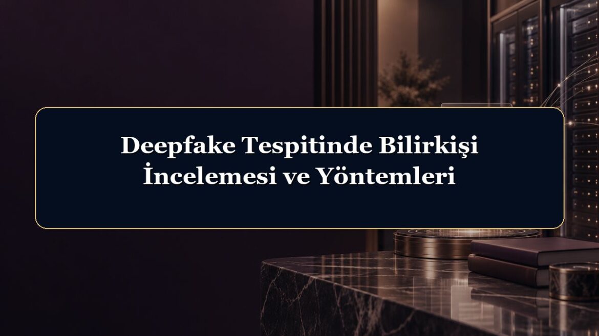 Deepfake Tespitinde Bilirkişi İncelemesi ve Yöntemleri