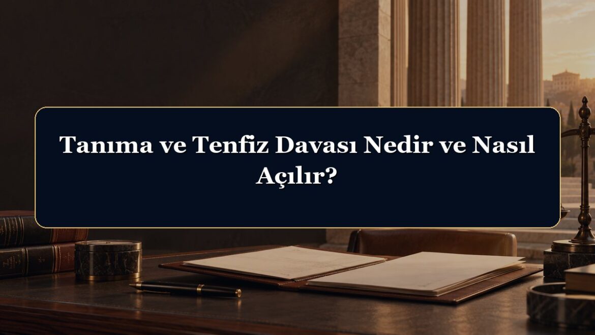 Tanıma ve Tenfiz Davası Nedir ve Nasıl Açılır?
