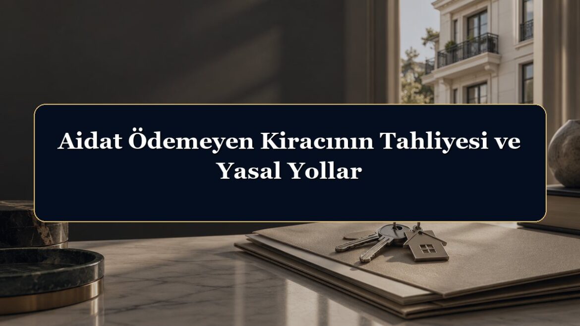 Aidat Ödemeyen Kiracının Tahliyesi ve Yasal Yollar