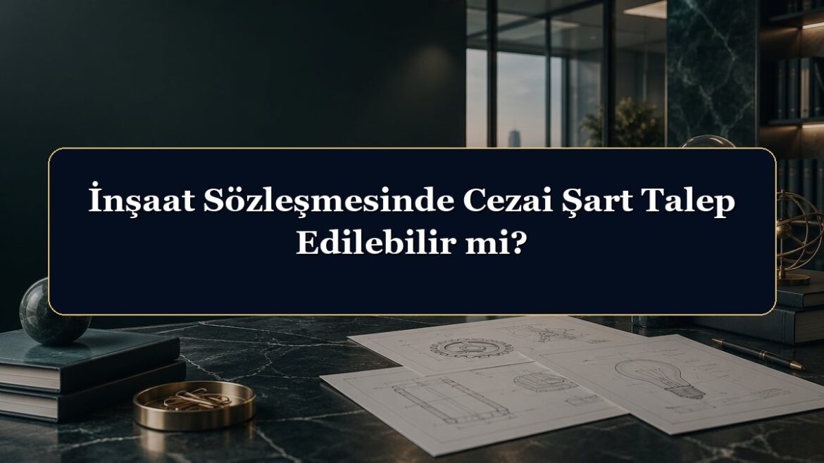 İnşaat Sözleşmesinde Cezai Şart Talep Edilebilir mi?