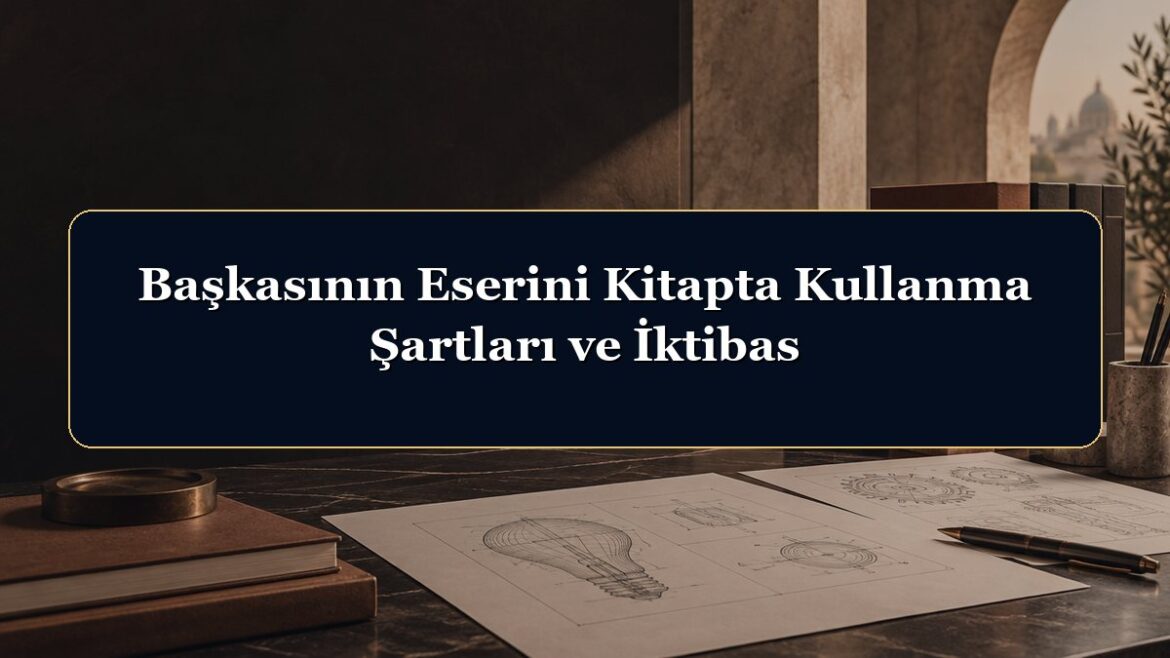 Başkasının Eserini Kitapta Kullanma Şartları ve İktibas