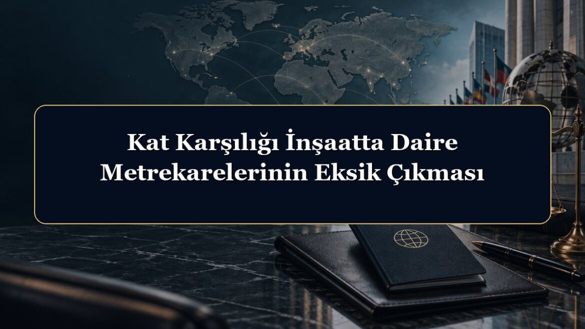 Kat Karşılığı İnşaatta Daire Metrekarelerinin Eksik Çıkması