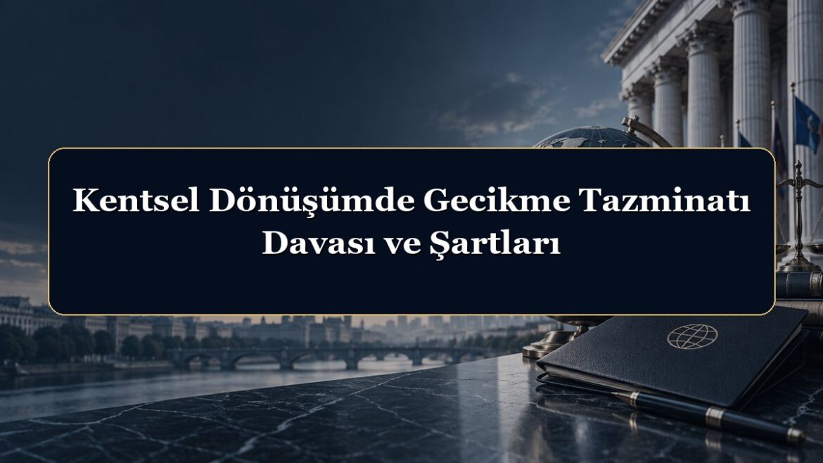 Kentsel Dönüşümde Gecikme Tazminatı Davası ve Şartları