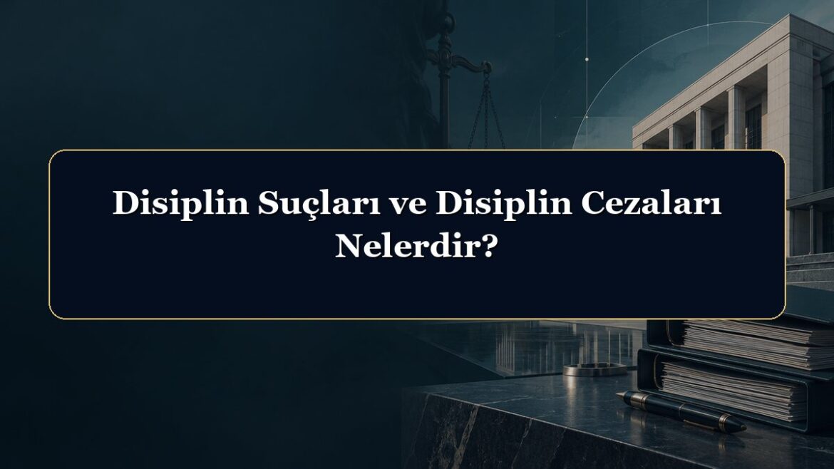 Disiplin Suçları ve Disiplin Cezaları Nelerdir?