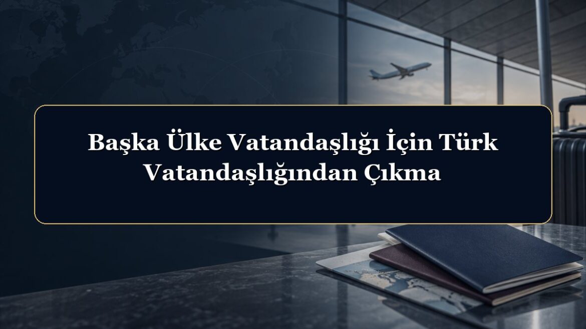 Başka Ülke Vatandaşlığı İçin Türk Vatandaşlığından Çıkma