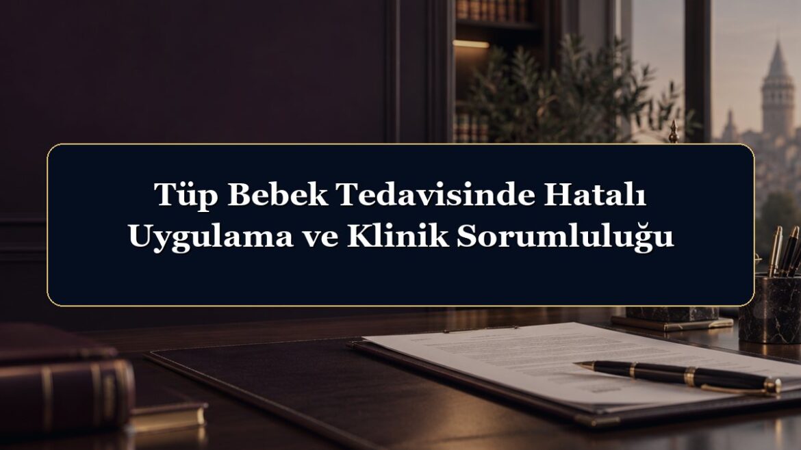 Tüp Bebek Tedavisinde Hatalı Uygulama ve Klinik Sorumluluğu