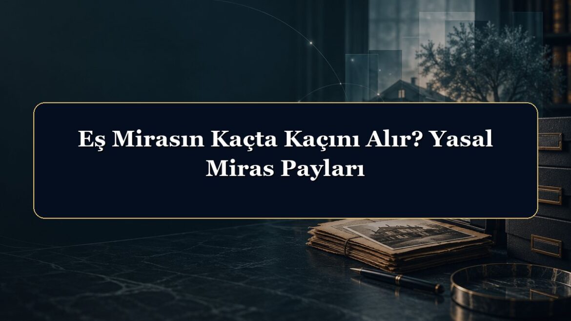 Eş Mirasın Kaçta Kaçını Alır? Yasal Miras Payları