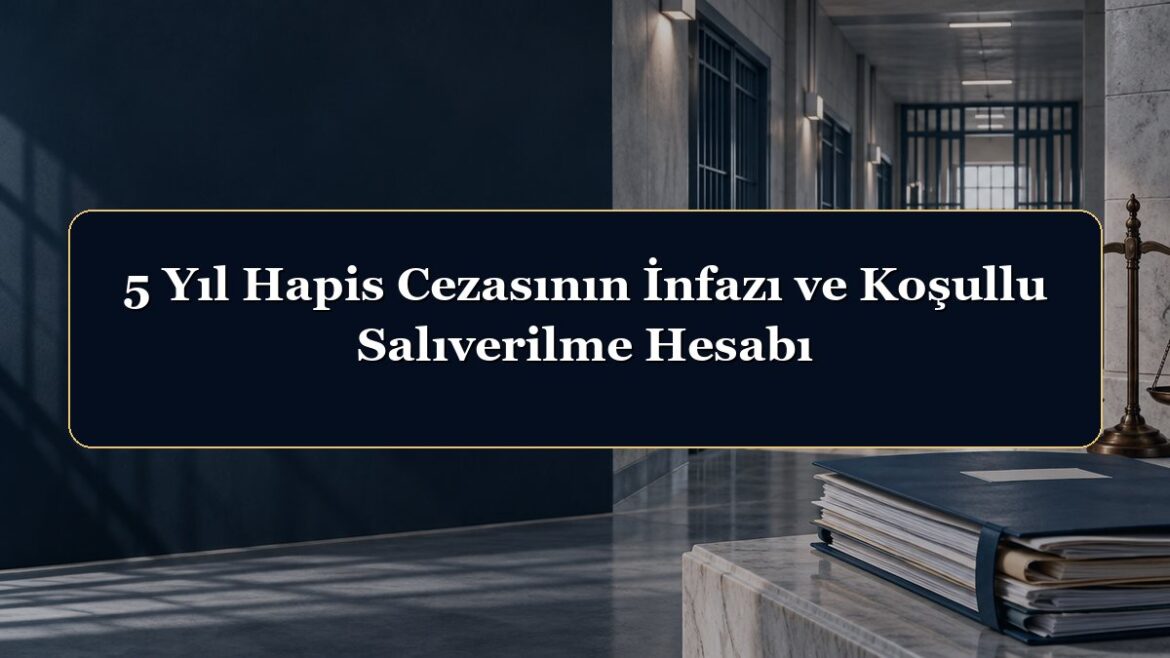 5 Yıl Hapis Cezasının İnfazı ve Koşullu Salıverilme Hesabı