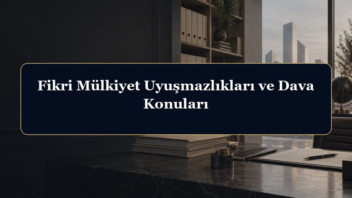 Fikri Mülkiyet Uyuşmazlıkları ve Dava Konuları