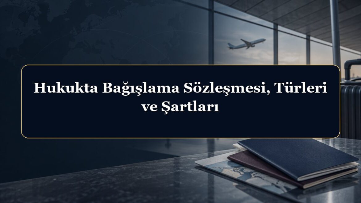 Hukukta Bağışlama Sözleşmesi, Türleri ve Şartları
