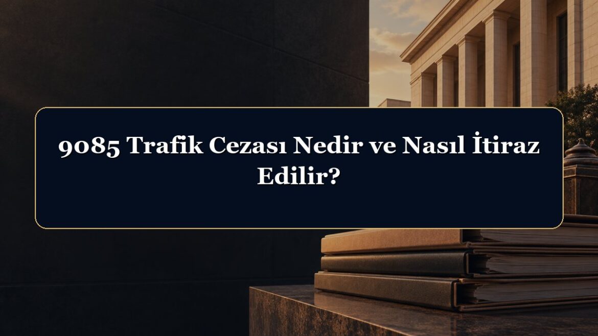 9085 Trafik Cezası Nedir ve Nasıl İtiraz Edilir?