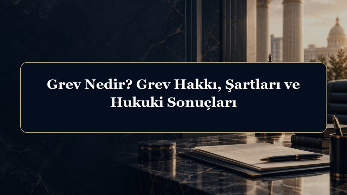 Grev Nedir? Grev Hakkı, Şartları ve Hukuki Sonuçları