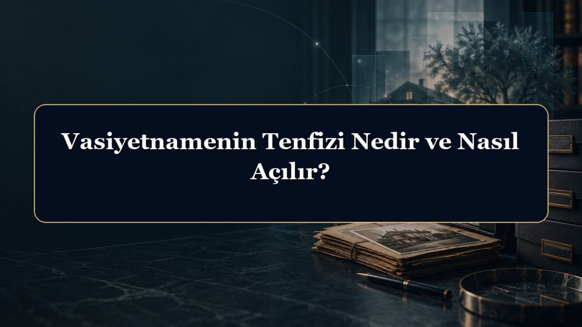 Vasiyetnamenin Tenfizi Nedir ve Nasıl Açılır?