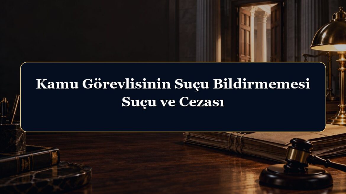 Kamu Görevlisinin Suçu Bildirmemesi Suçu ve Cezası