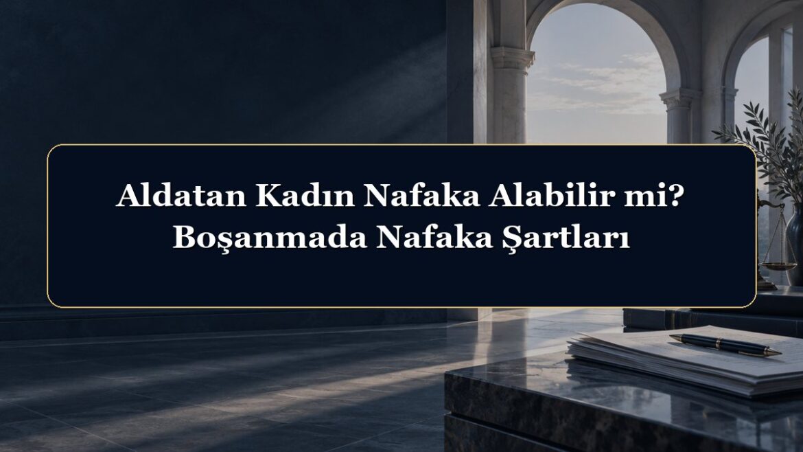 Aldatan Kadın Nafaka Alabilir mi? Boşanmada Nafaka Şartları