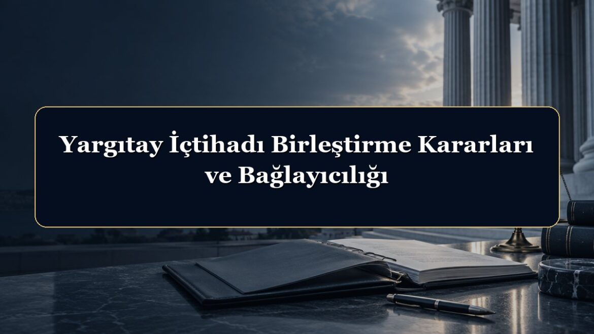 Yargıtay İçtihadı Birleştirme Kararları ve Bağlayıcılığı
