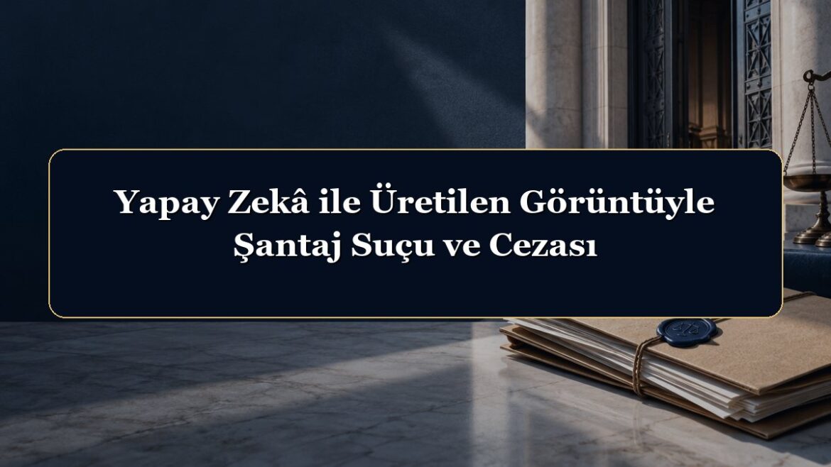 Yapay Zekâ ile Üretilen Görüntüyle Şantaj Suçu ve Cezası
