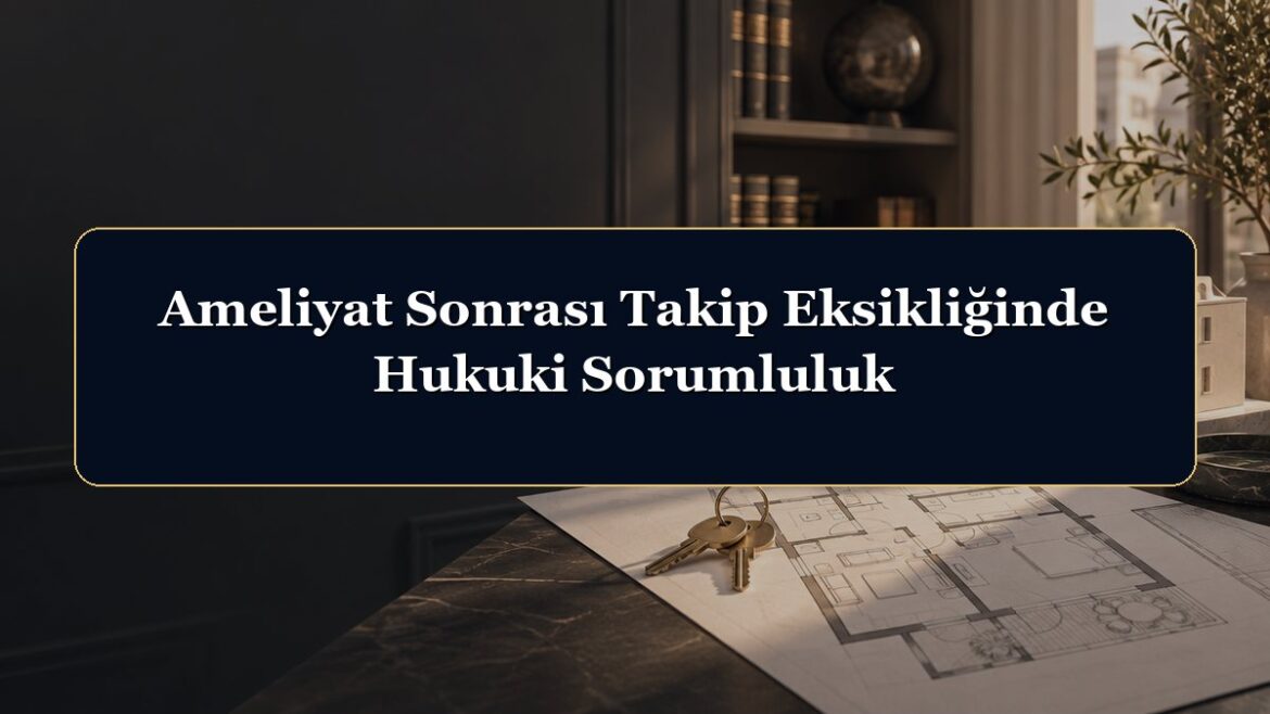 Ameliyat Sonrası Takip Eksikliğinde Hukuki Sorumluluk