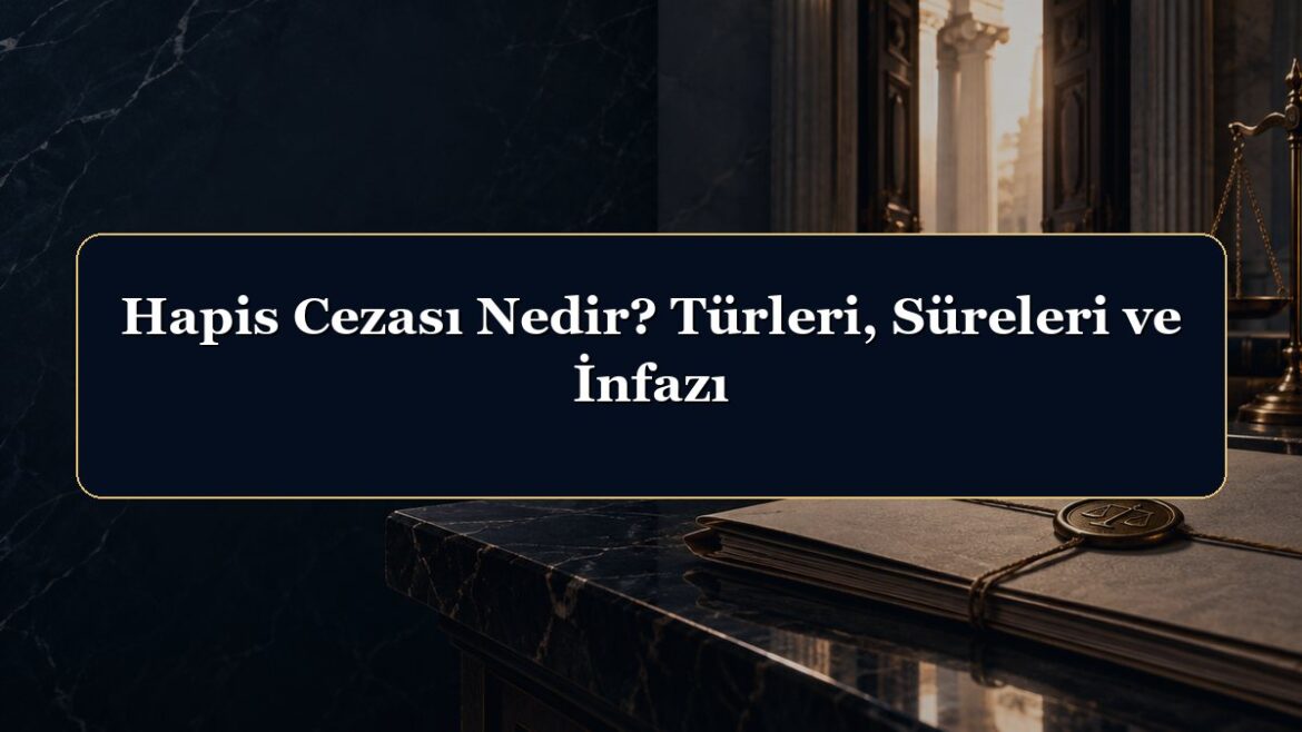 Hapis Cezası Nedir? Türleri, Süreleri ve İnfazı