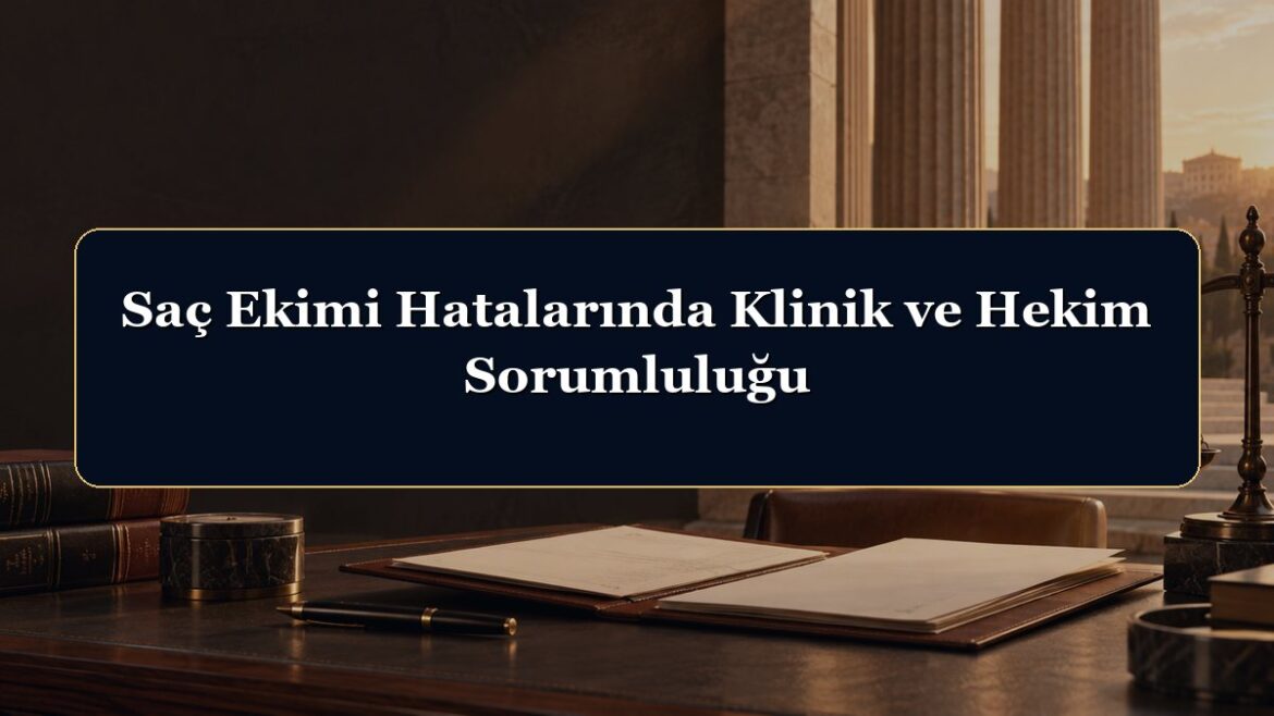 Saç Ekimi Hatalarında Klinik ve Hekim Sorumluluğu