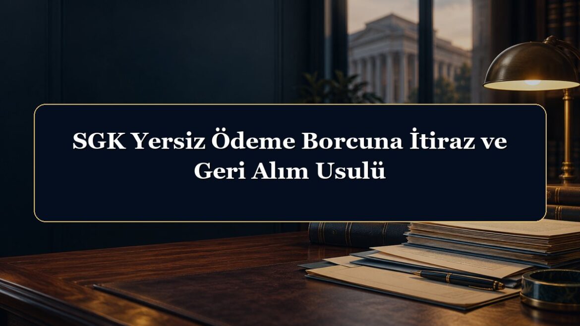 SGK Yersiz Ödeme Borcuna İtiraz ve Geri Alım Usulü