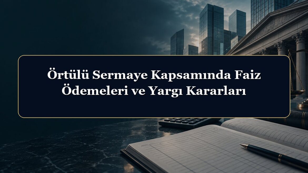 Örtülü Sermaye Kapsamında Faiz Ödemeleri ve Yargı Kararları