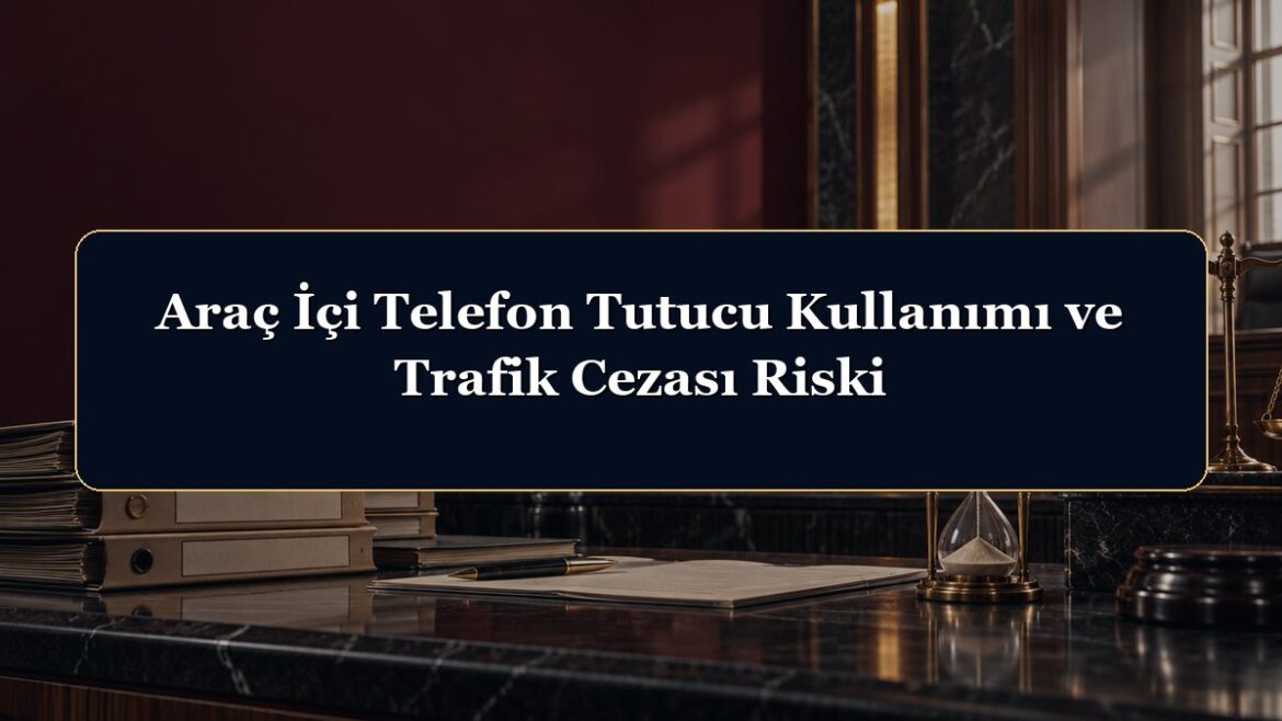 Araç İçi Telefon Tutucu Kullanımı ve Trafik Cezası Riski