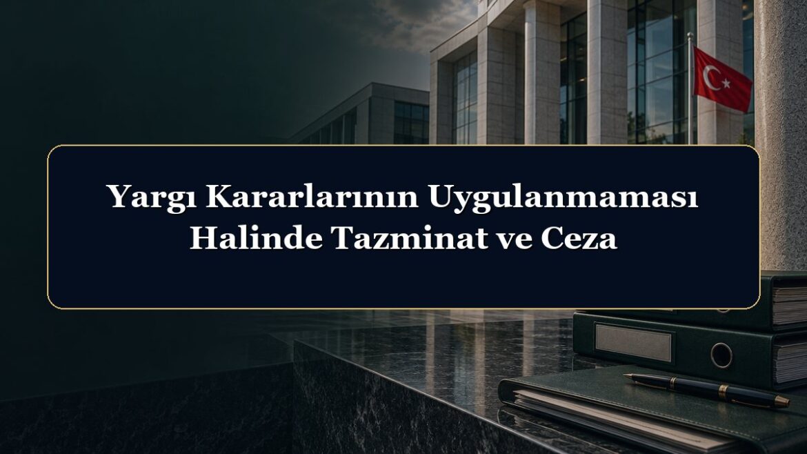Yargı Kararlarının Uygulanmaması Halinde Tazminat ve Ceza