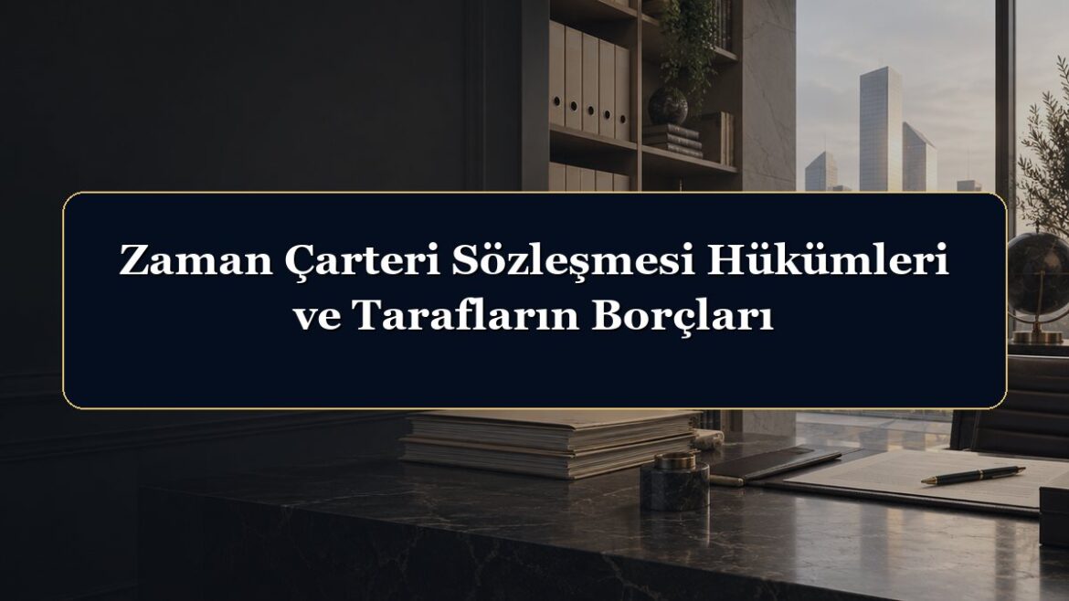 Zaman Çarteri Sözleşmesi Hükümleri ve Tarafların Borçları