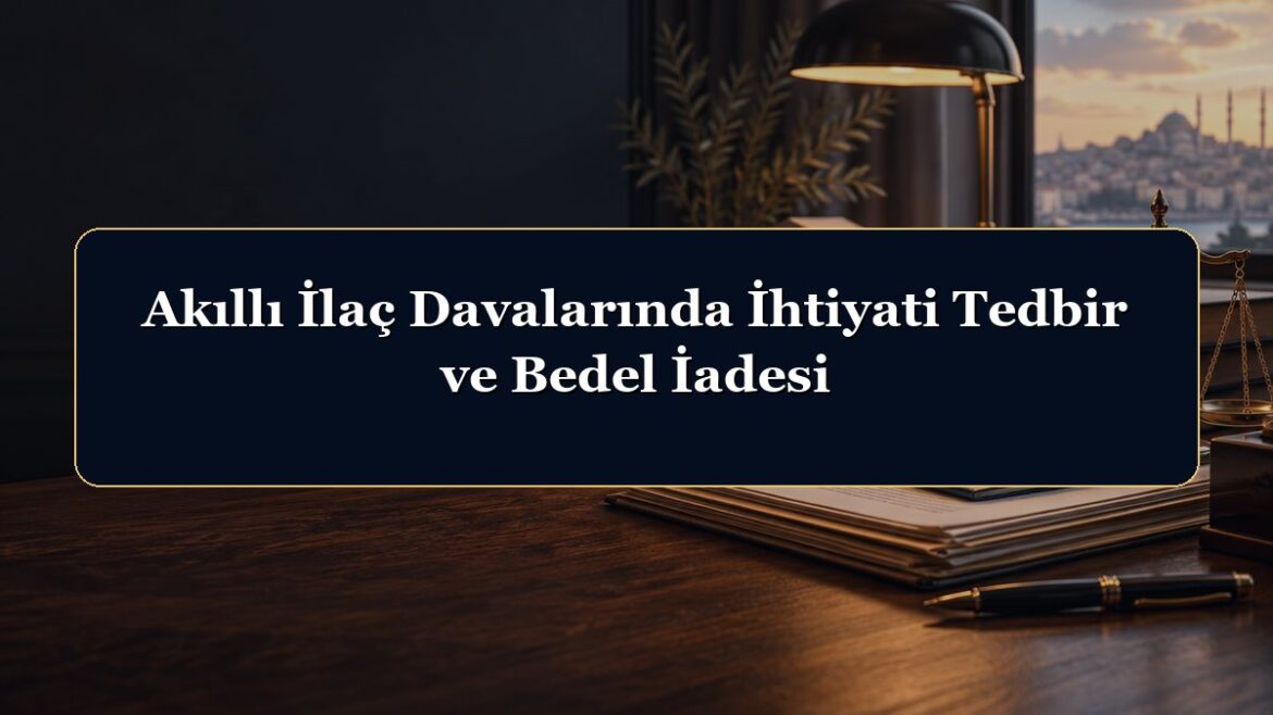 Akıllı İlaç Davalarında İhtiyati Tedbir ve Bedel İadesi