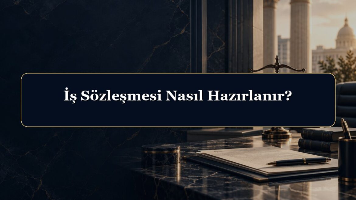 İş Sözleşmesi Nasıl Hazırlanır?