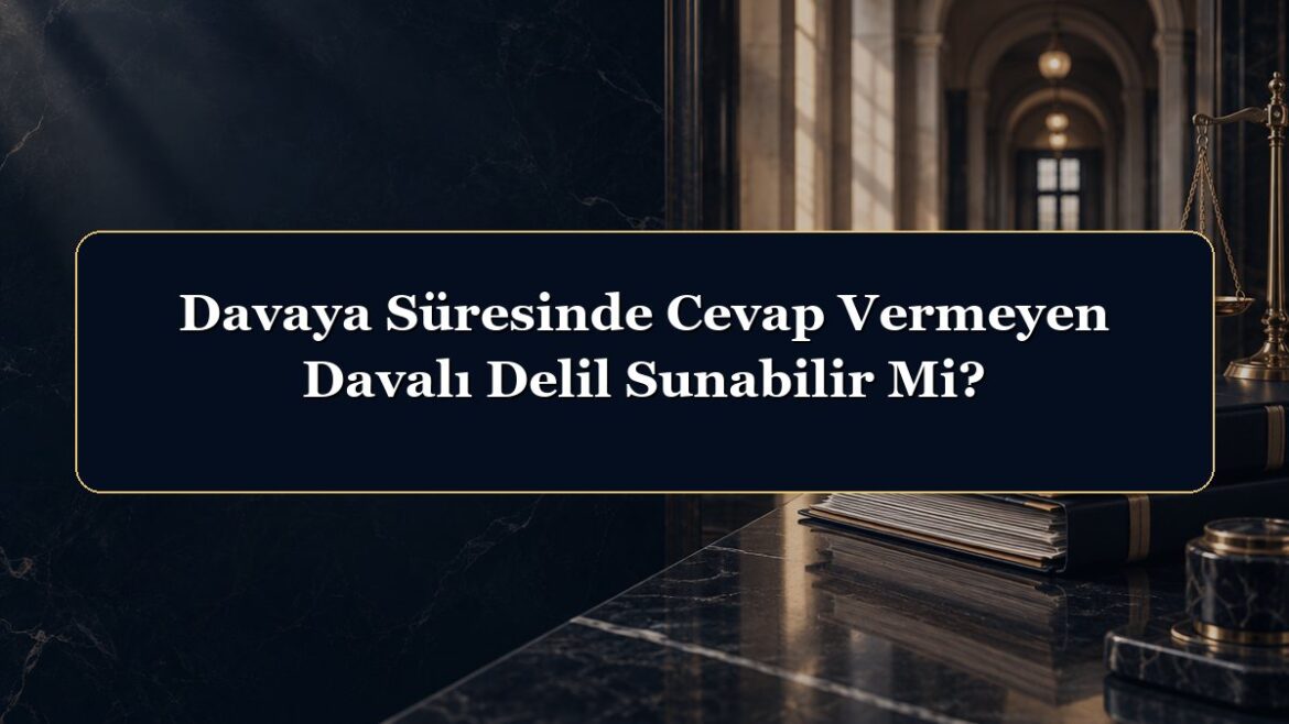 Davaya Süresinde Cevap Vermeyen Davalı Delil Sunabilir Mi?