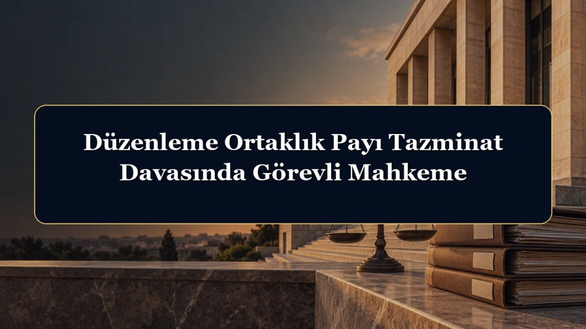 Düzenleme Ortaklık Payı Tazminat Davasında Görevli Mahkeme