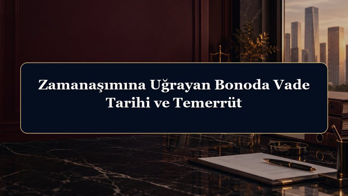 Zamanaşımına Uğrayan Bonoda Vade Tarihi ve Temerrüt