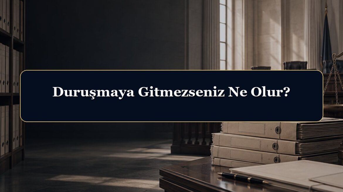 Duruşmaya Gitmezseniz Ne Olur?