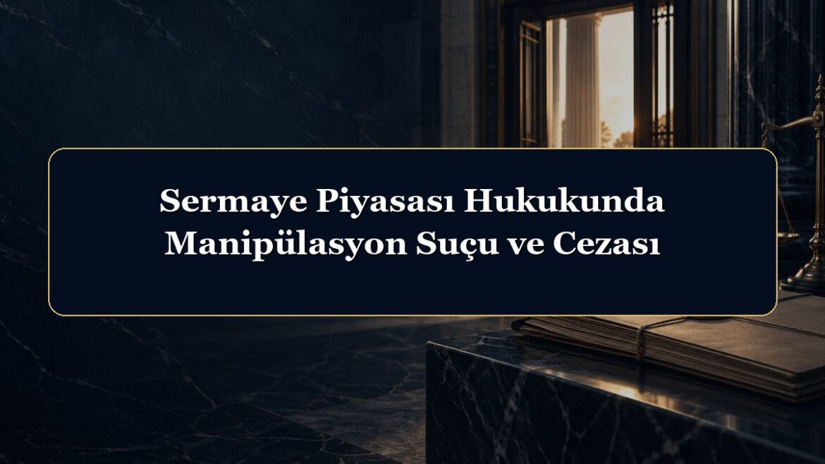 Sermaye Piyasası Hukukunda Manipülasyon Suçu ve Cezası