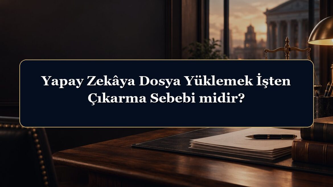 Yapay Zekâya Dosya Yüklemek İşten Çıkarma Sebebi midir?