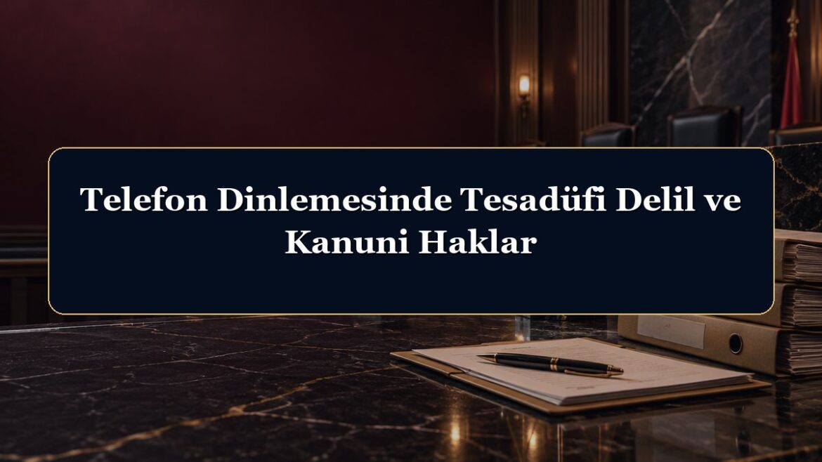 Telefon Dinlemesinde Tesadüfi Delil ve Kanuni Haklar