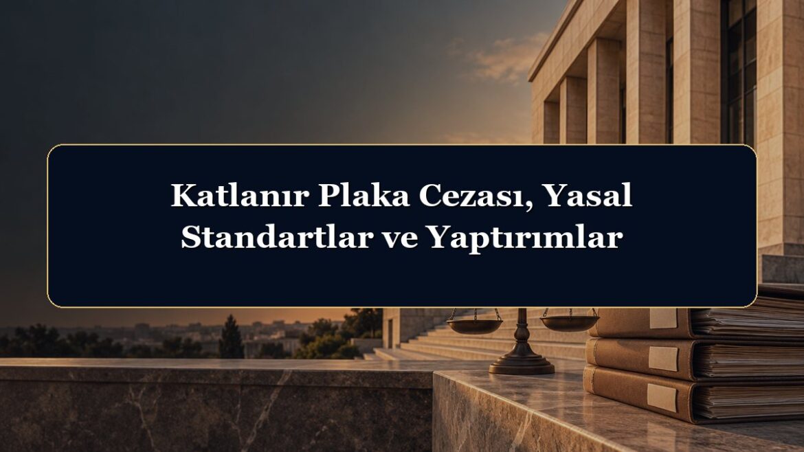 Katlanır Plaka Cezası, Yasal Standartlar ve Yaptırımlar