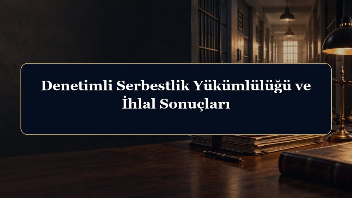 Denetimli Serbestlik Yükümlülüğü ve İhlal Sonuçları