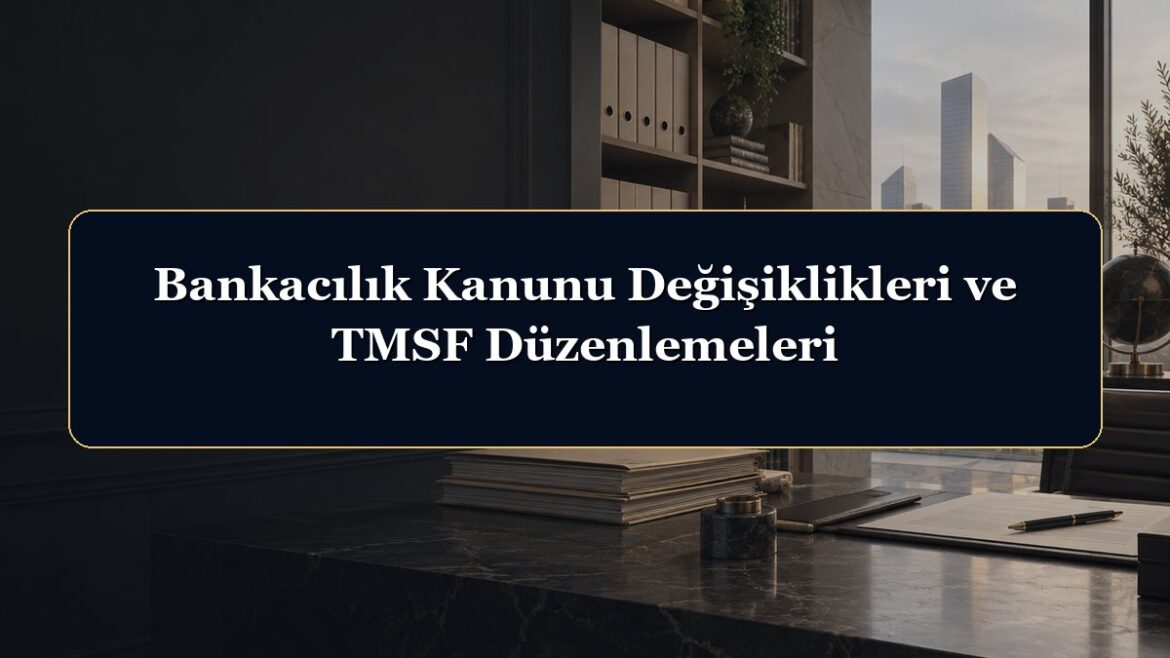 Bankacılık Kanunu Değişiklikleri ve TMSF Düzenlemeleri