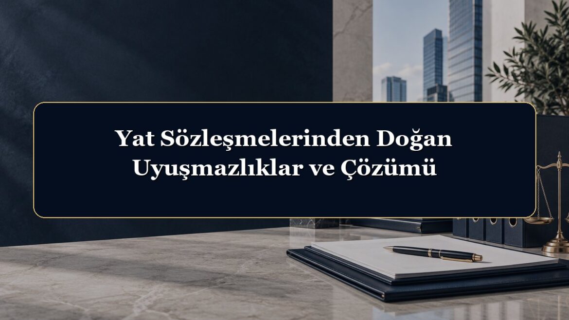 Yat Sözleşmelerinden Doğan Uyuşmazlıklar ve Çözümü