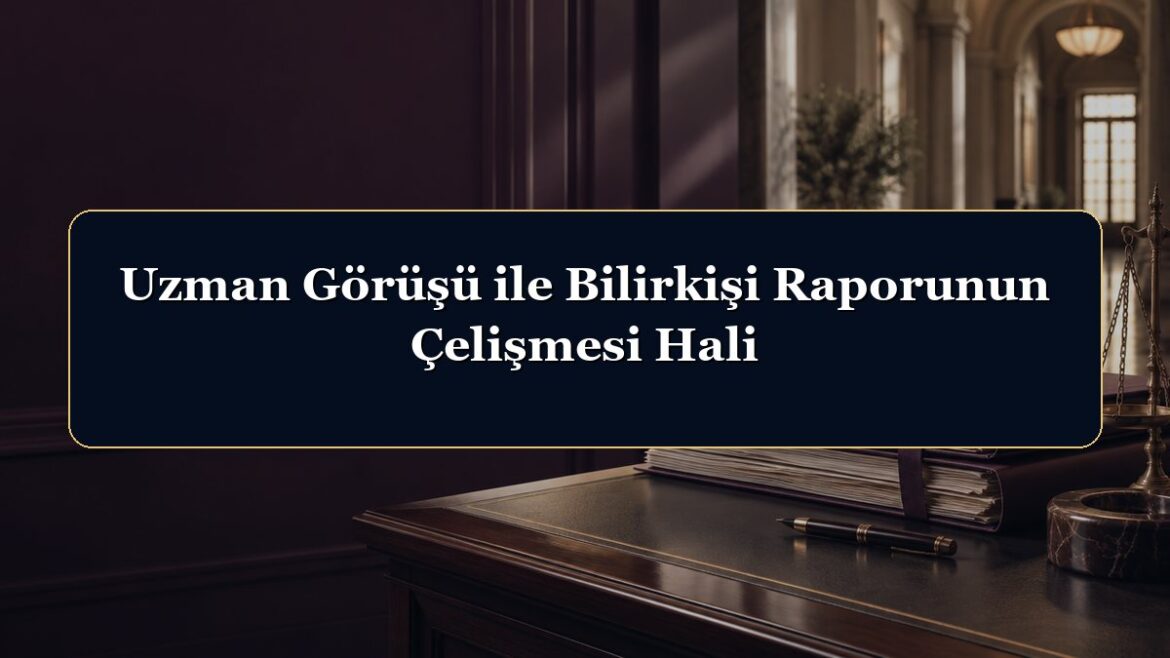 Uzman Görüşü ile Bilirkişi Raporunun Çelişmesi Hali