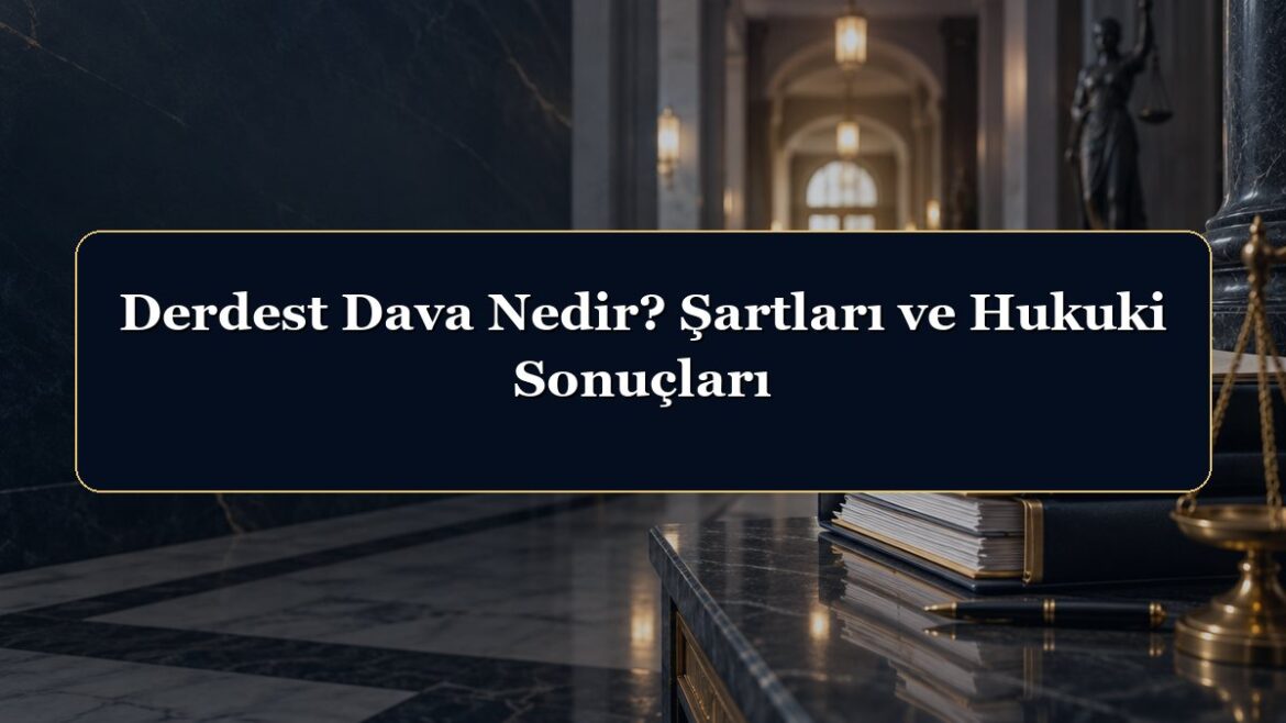 Derdest Dava Nedir? Şartları ve Hukuki Sonuçları