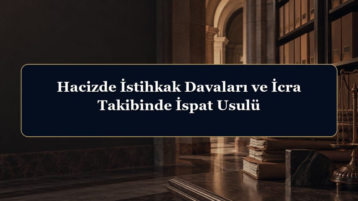 Hacizde İstihkak Davaları ve İcra Takibinde İspat Usulü
