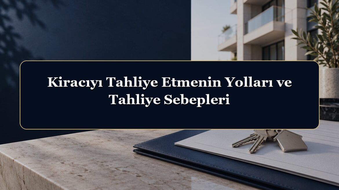 Kiracıyı Tahliye Etmenin Yolları ve Tahliye Sebepleri